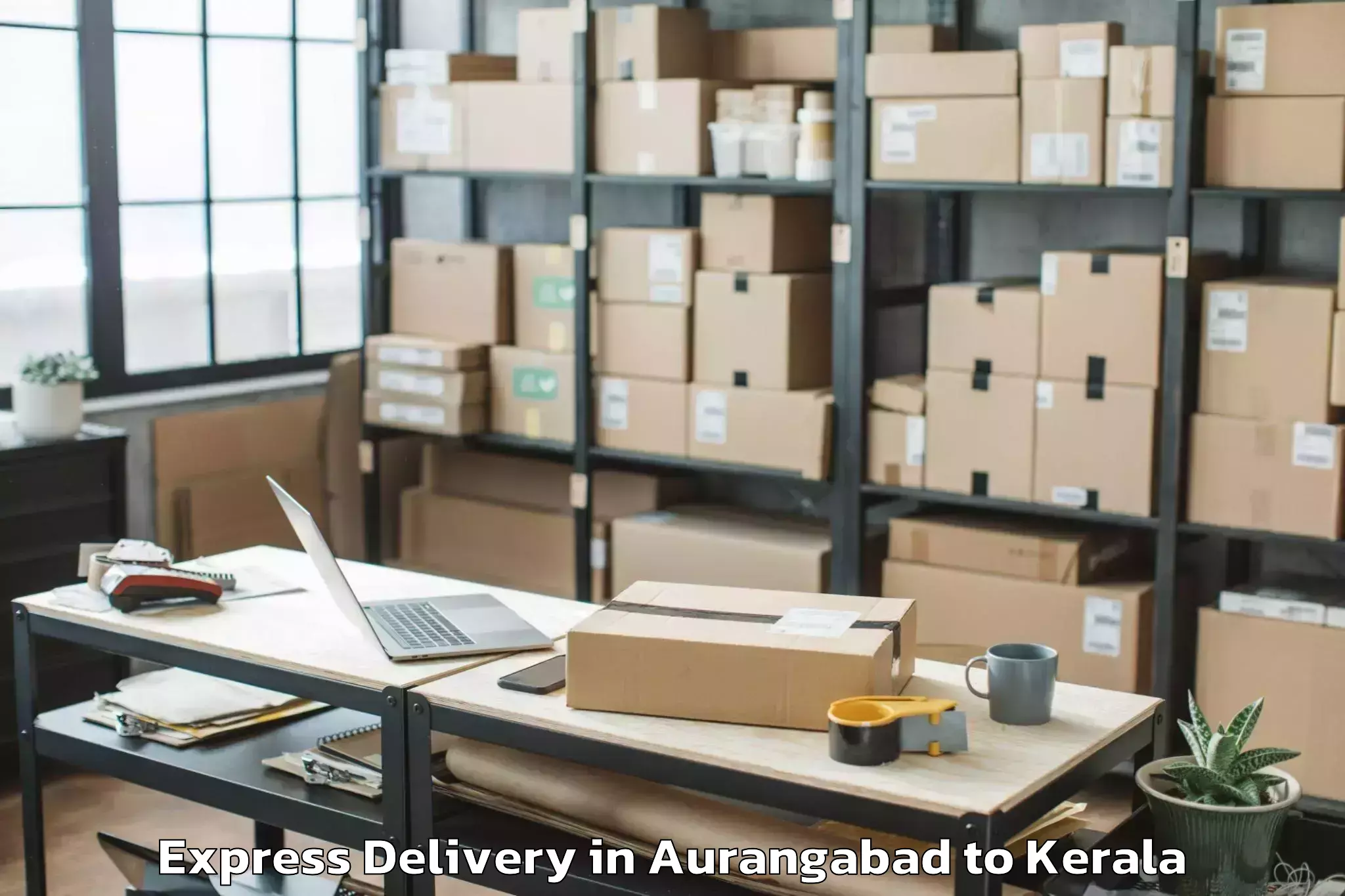 Leading Aurangabad to Kollam Express Delivery Provider